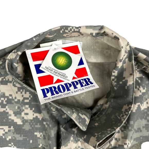 Propper ACU Coat Jacket Mens LARGE Regular NIR Uniform Battle Near Infrared - Picture 3 of 9